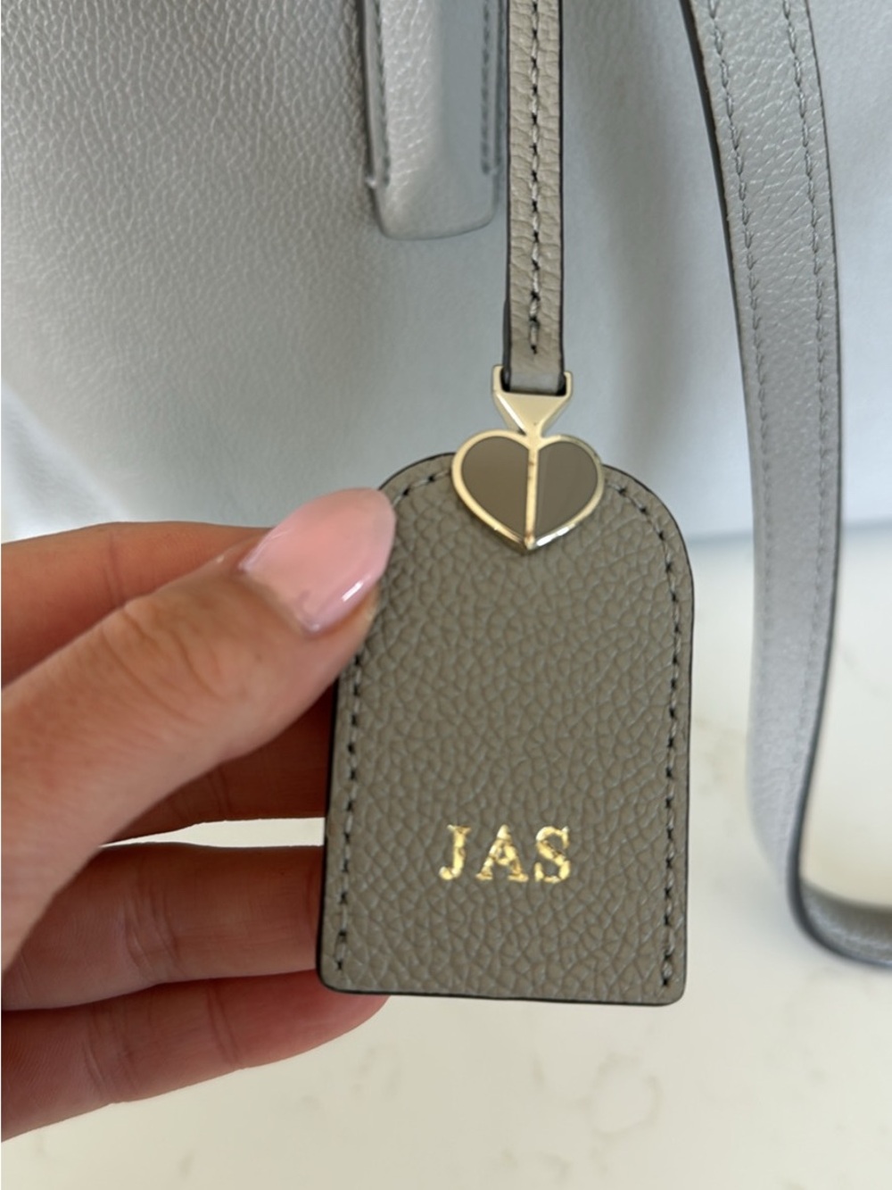 kate spade Grey/taupe Leather Tote Bag - Picture 7 of 7